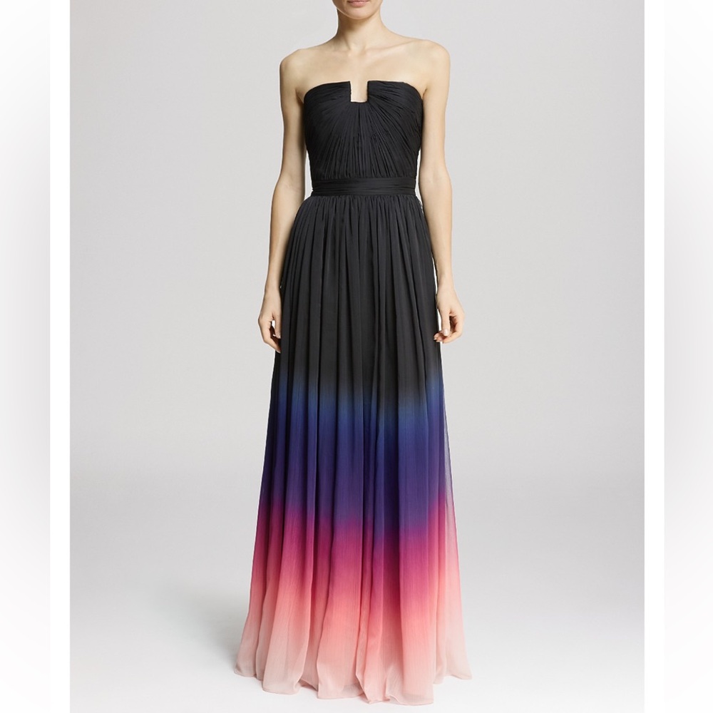 HALSTON Gown - Strapless Ombré
Chiffon  New w Tags